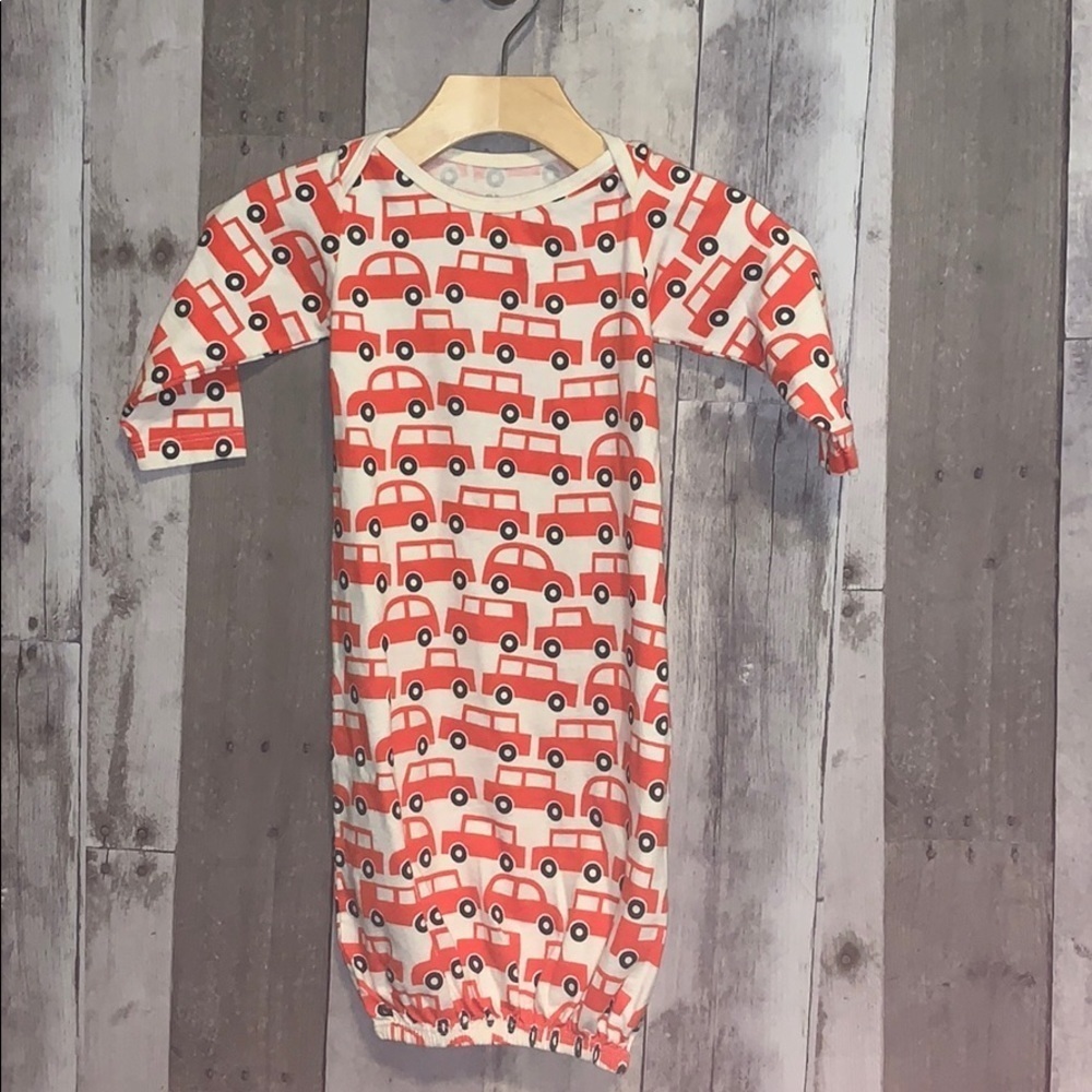 Winter Water Factory Red Car Nightgown 6 months